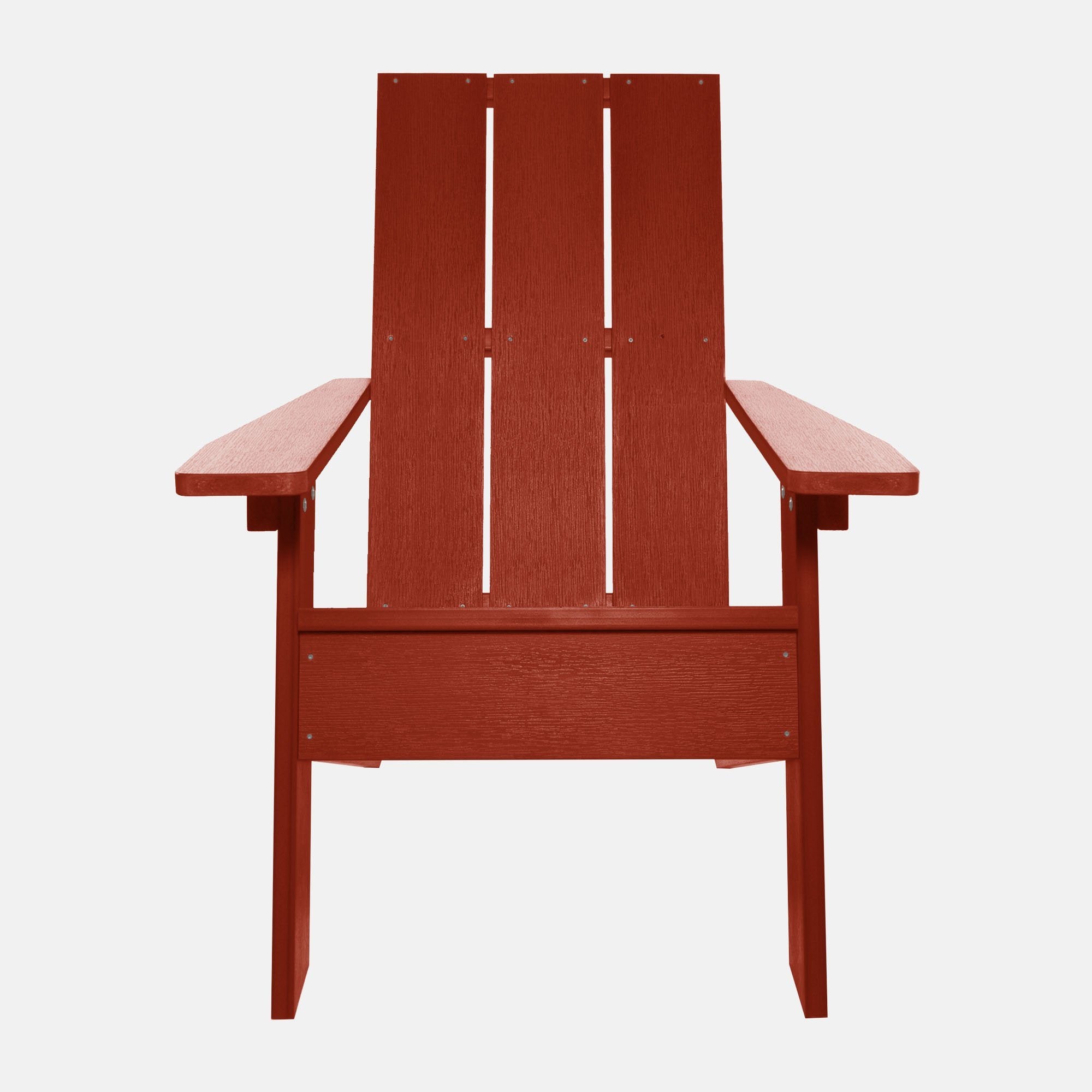Italica Modern Adirondack Chair with Ottoman Set - Weather-Resistant Outdoor Patio Furniture for Garden, Poolside & Backyard Relaxation