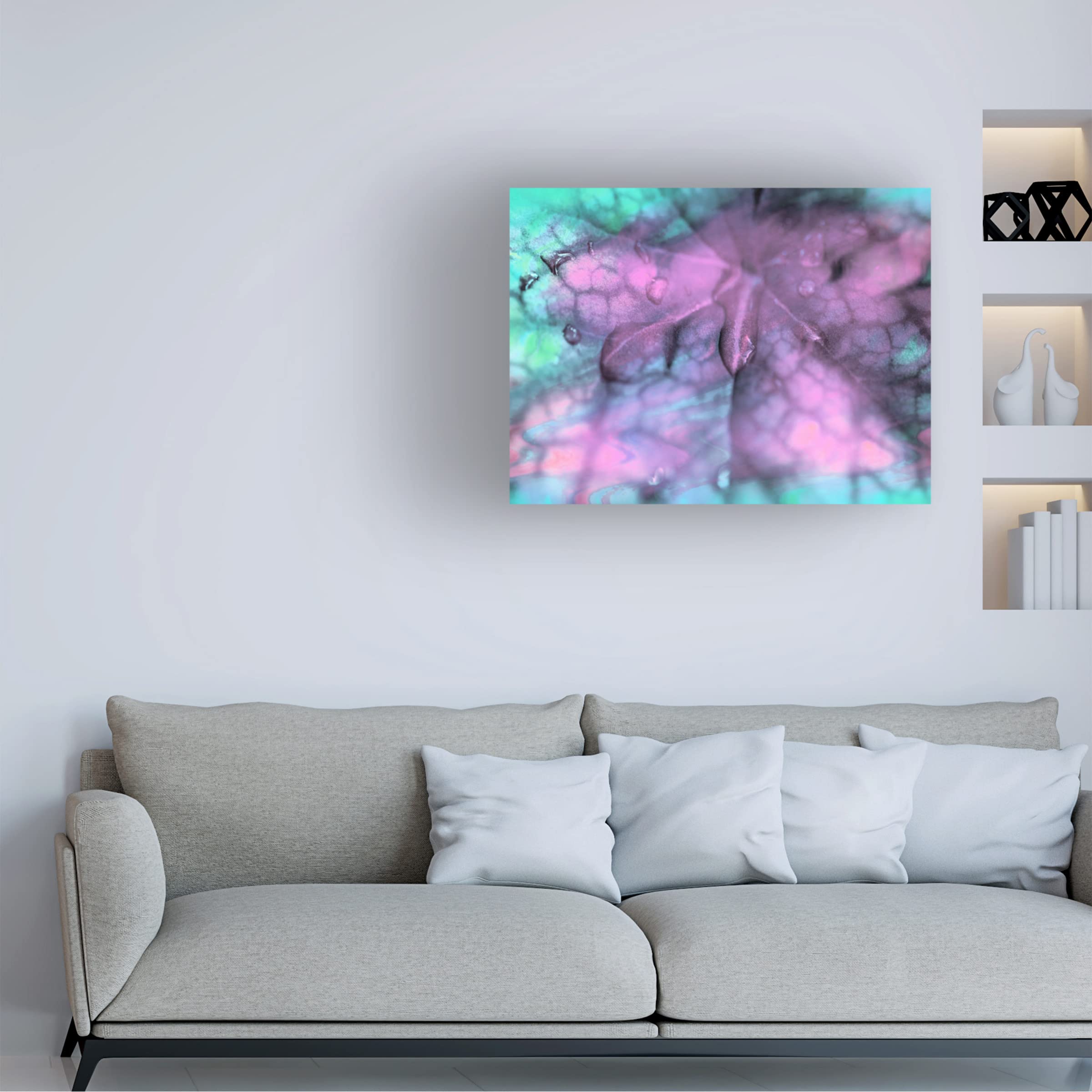 Trademark Fine Art 'Celestial Dew Drops II' Canvas Wall Art by Eva Bane - Modern Abstract Painting for Living Room, Bedroom & Office Decor