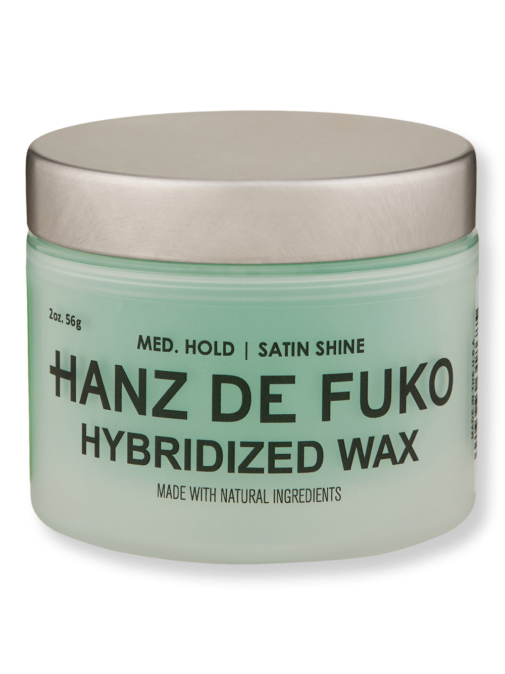 Hanz de Fuko Hybridized Wax - Premium Matte Hair Styling Wax for Men - Strong Hold, Natural Finish - Perfect for Textured, Messy, and Sleek Hairstyles - Great for Everyday, Work, or Special Occasions