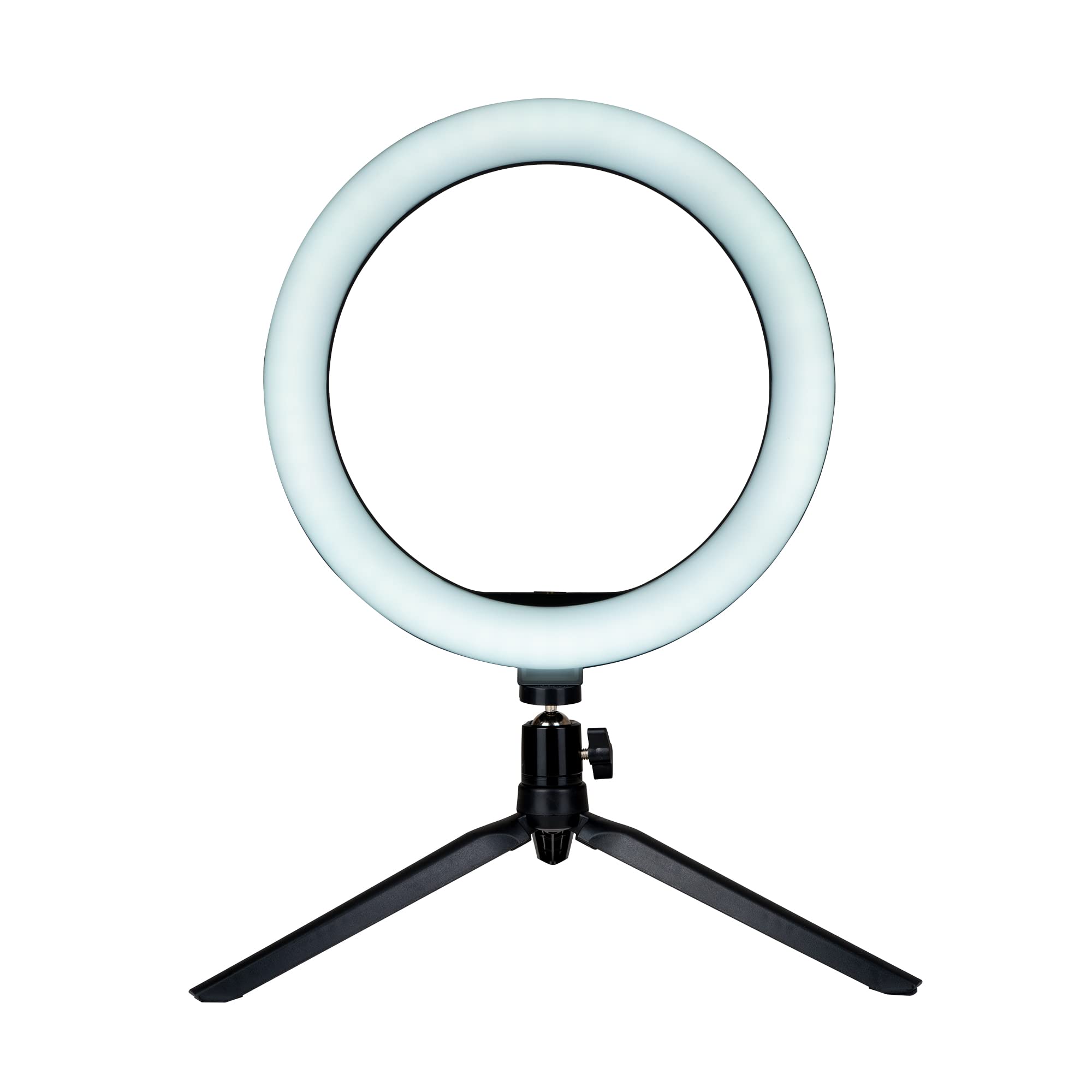 10 Inch LED Ring Light with Tripod Stand & Phone Holder - USB Dimmable Beauty Vlogging Light for YouTube, TikTok, Instagram - Perfect for Makeup, Live Streaming & Video Calls