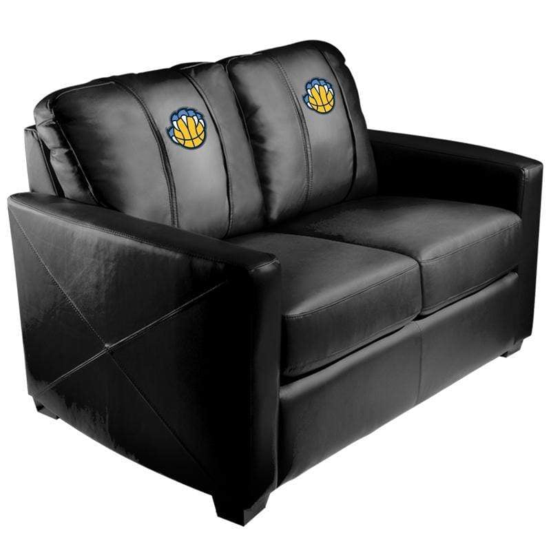 NBA Team Logo Stationary Loveseat - Comfortable Two-Seater Sofa for Living Room, Game Room & Man Cave Decor