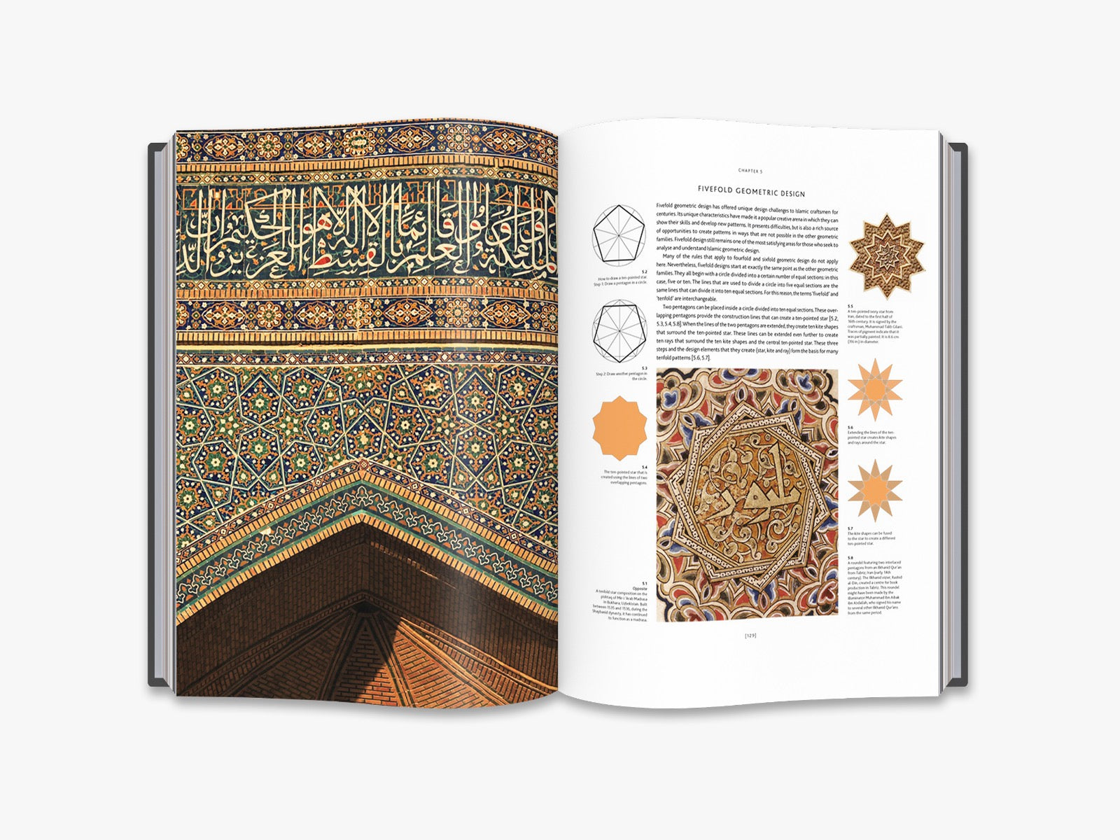 Islamic Geometric Design Wall Art - Handmade Arabic Calligraphy Canvas Prints for Home & Office Decor | Perfect for Living Room, Bedroom, Prayer Room