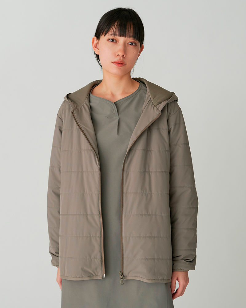 Flexible Insulated Zip Up Hoodie for Men & Women - Lightweight Winter Jacket for Outdoor Activities, Hiking & Casual Wear