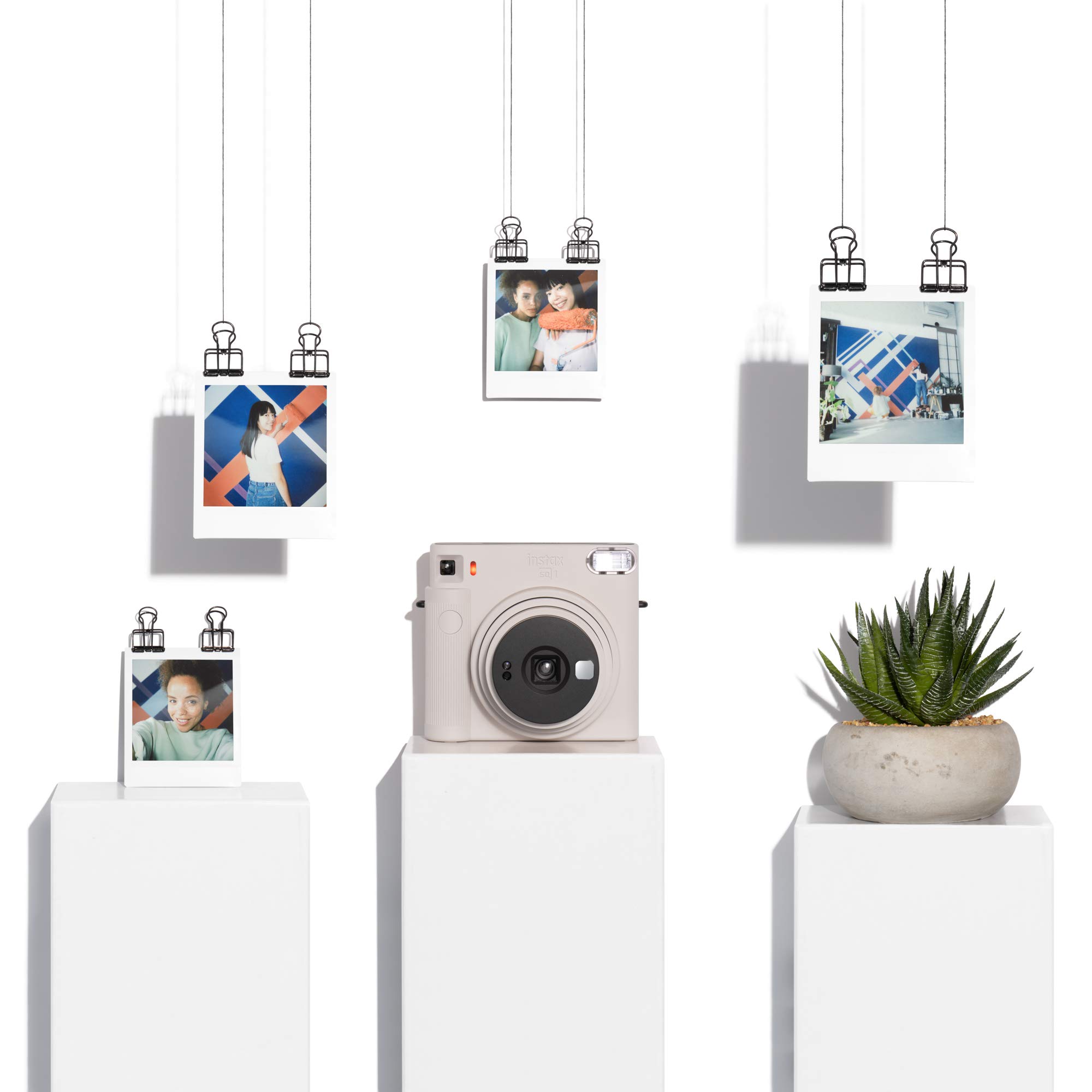 Fujifilm Instax Square SQ1 Instant Camera - White | Instant Photo Prints for Parties, Travel & Memories | Compact & Easy-to-Use Polaroid Style Camera
