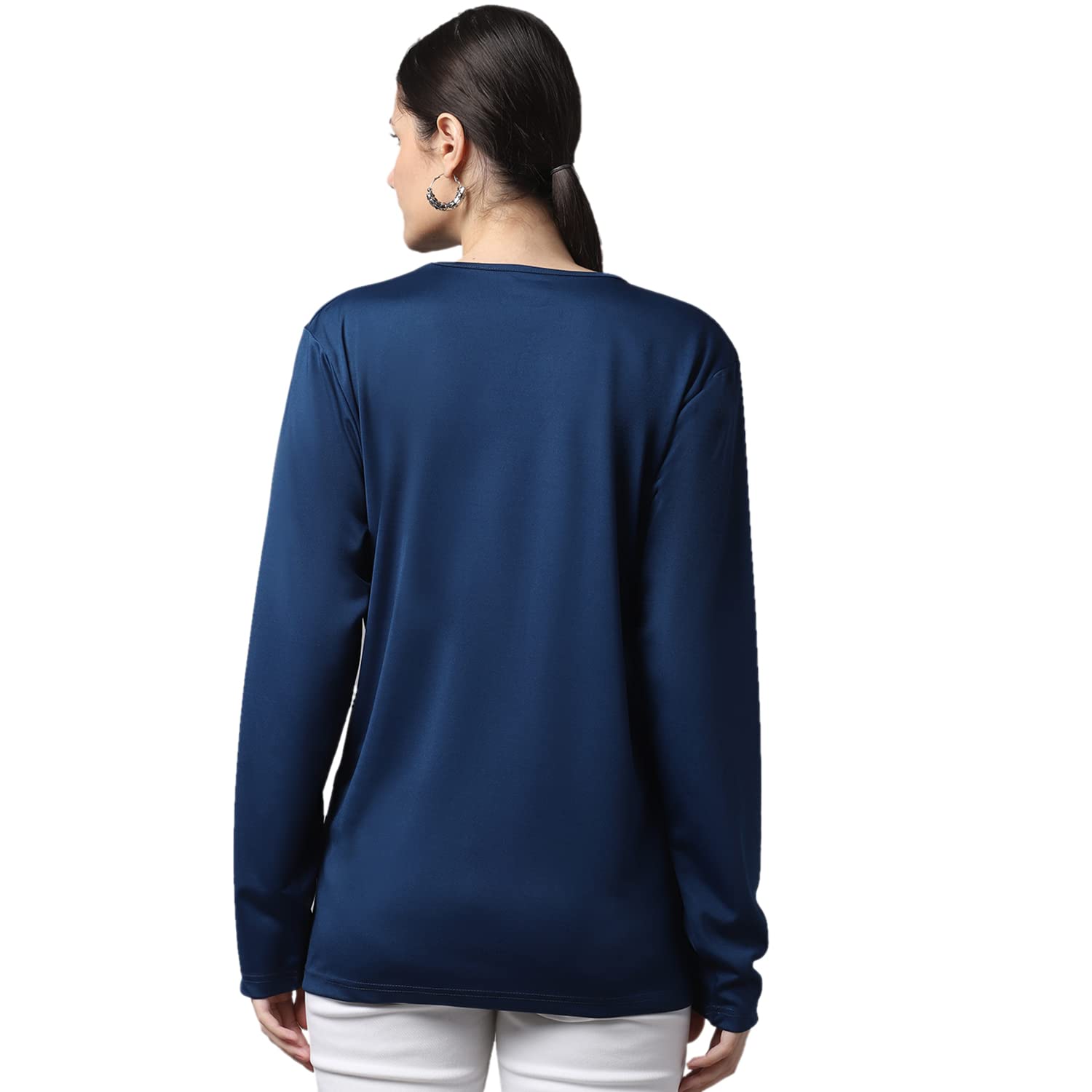 Mack JONNEY Women's Regular Fit Multicolor Long Sleeve T-Shirts (Pack of 2) - MACK634770 | Casual Everyday Wear, Layering Essential, Office & Weekend Outfits