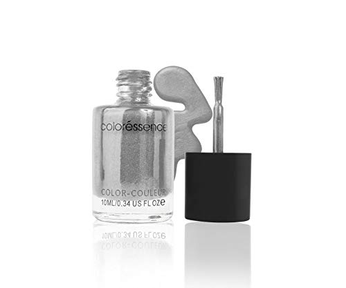 COLORESSENCE Regular Nail Polish - Shimmery Silver Nail Paint | Long-Lasting & Chip-Resistant | Perfect for Parties, Weddings & Everyday Wear