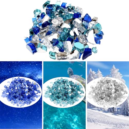 Aqua Blue+Platinum+Cobalt Blue