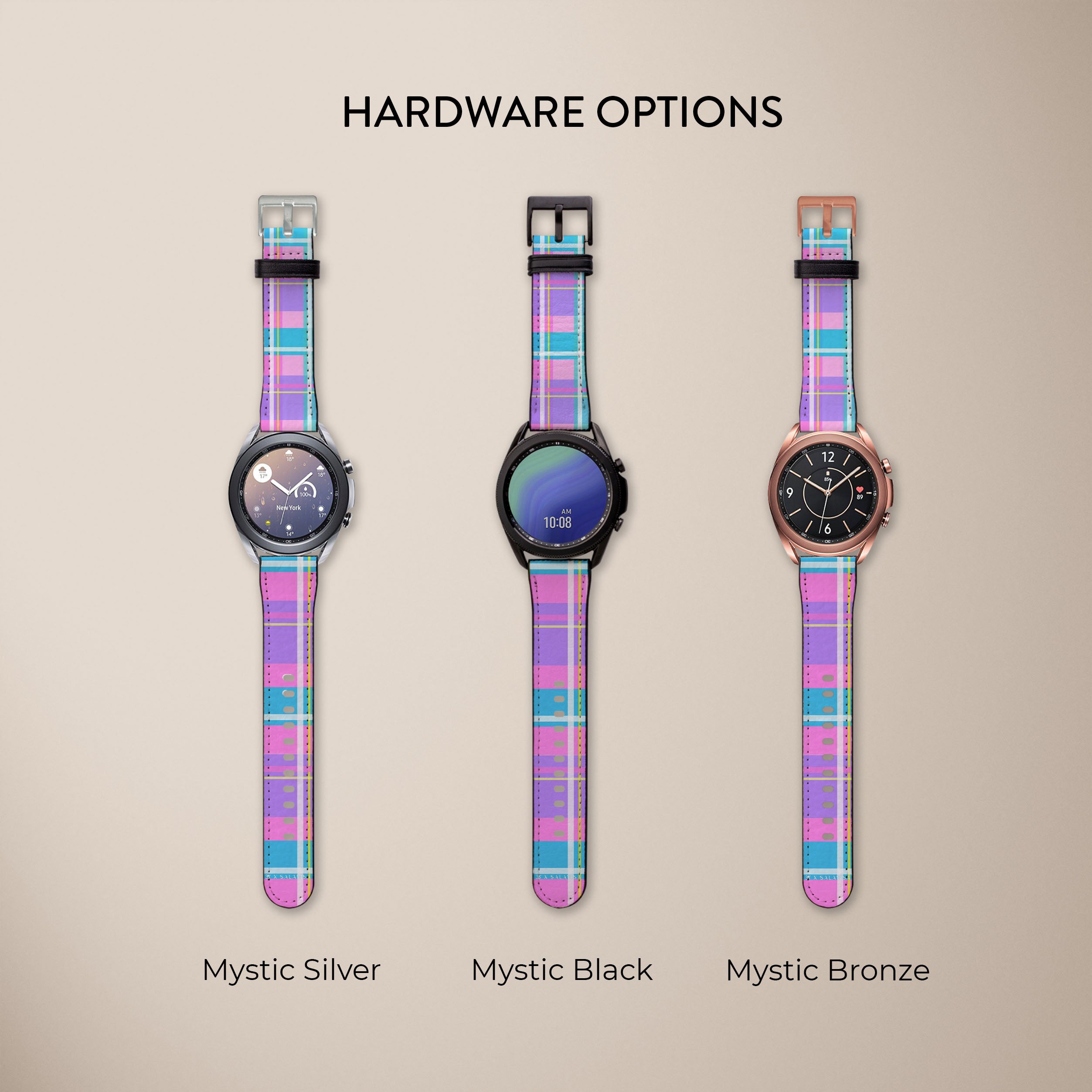 Premium Sea Salt Galaxy Watch Band - Stylish & Durable Replacement Strap for Samsung Galaxy Watch - Perfect for Workouts, Swimming & Everyday Wear