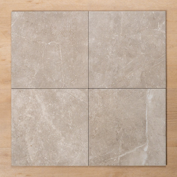 Avalon Grey Matte P3 Porcelain Tile 300x300mm (12x12 Inch) - Premium Ceramic Floor and Wall Tile for Bathroom, Kitchen, and Living Room