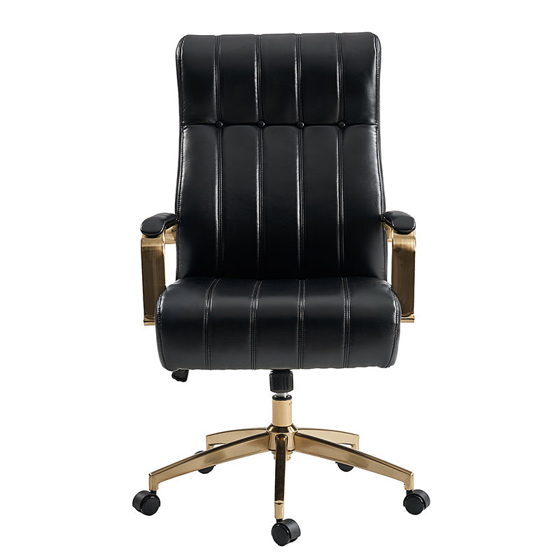 Premium Conelius Leather Ergonomic Executive Office Chair - High Back Adjustable Swivel Chair with Lumbar Support for Home & Office Workspace, Perfect for Long Hours Sitting Comfort