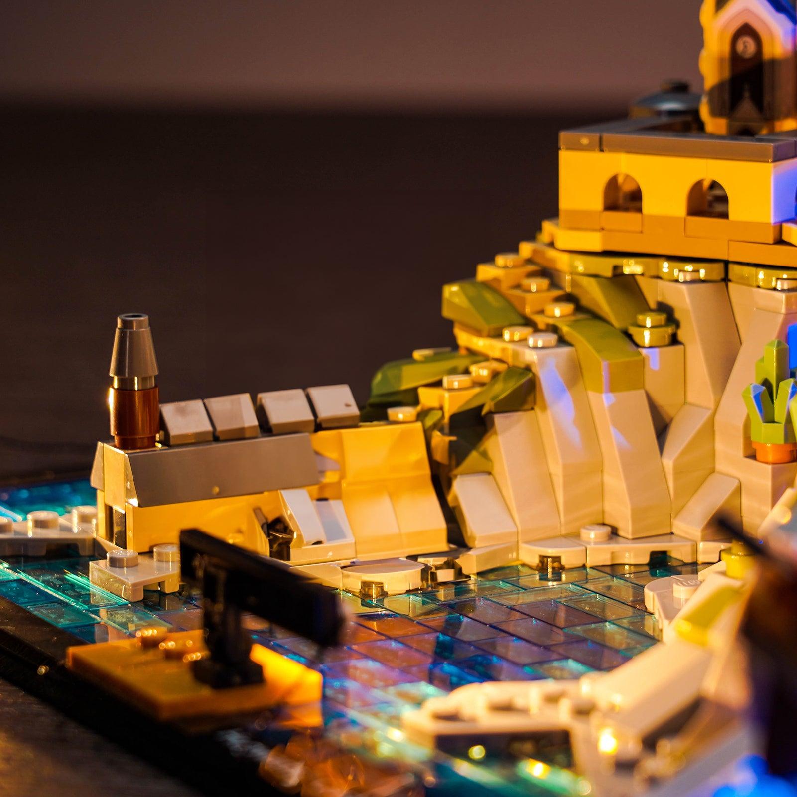 ICuanuty LED Lights Kit for LEGO 76419 Hogwarts Castle - DIY Lighting Set for Harry Potter Building Blocks - Enhance Display for Home Decor, Gift, or Collection