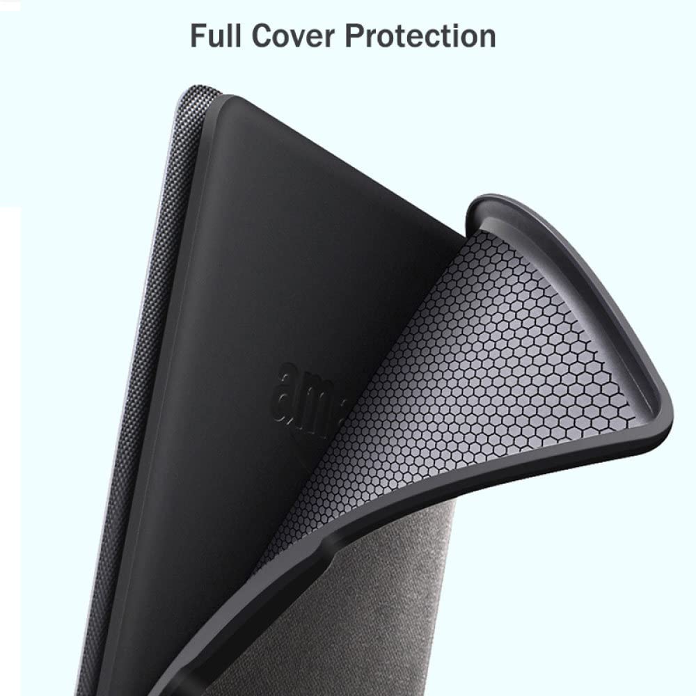 XYFCJK Premium Soft Fabric Protective Case for Kindle 10th Gen (2019) & Paperwhite 4 (10th Gen 2018) - Anti-Slip Shockproof Cover with Auto Sleep/Wake Function | E-Reader Accessory in Azure Blue | Perfect for Reading at Home, Travel & Daily Commute