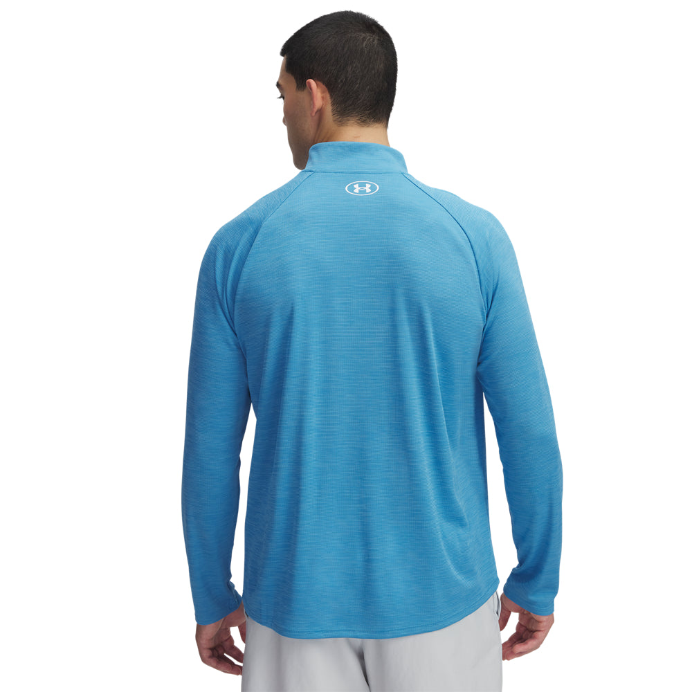 Under Armour Men's Tech Textured 1/2 Zip Pullover - Lightweight Performance Shirt for Running, Gym & Outdoor Activities