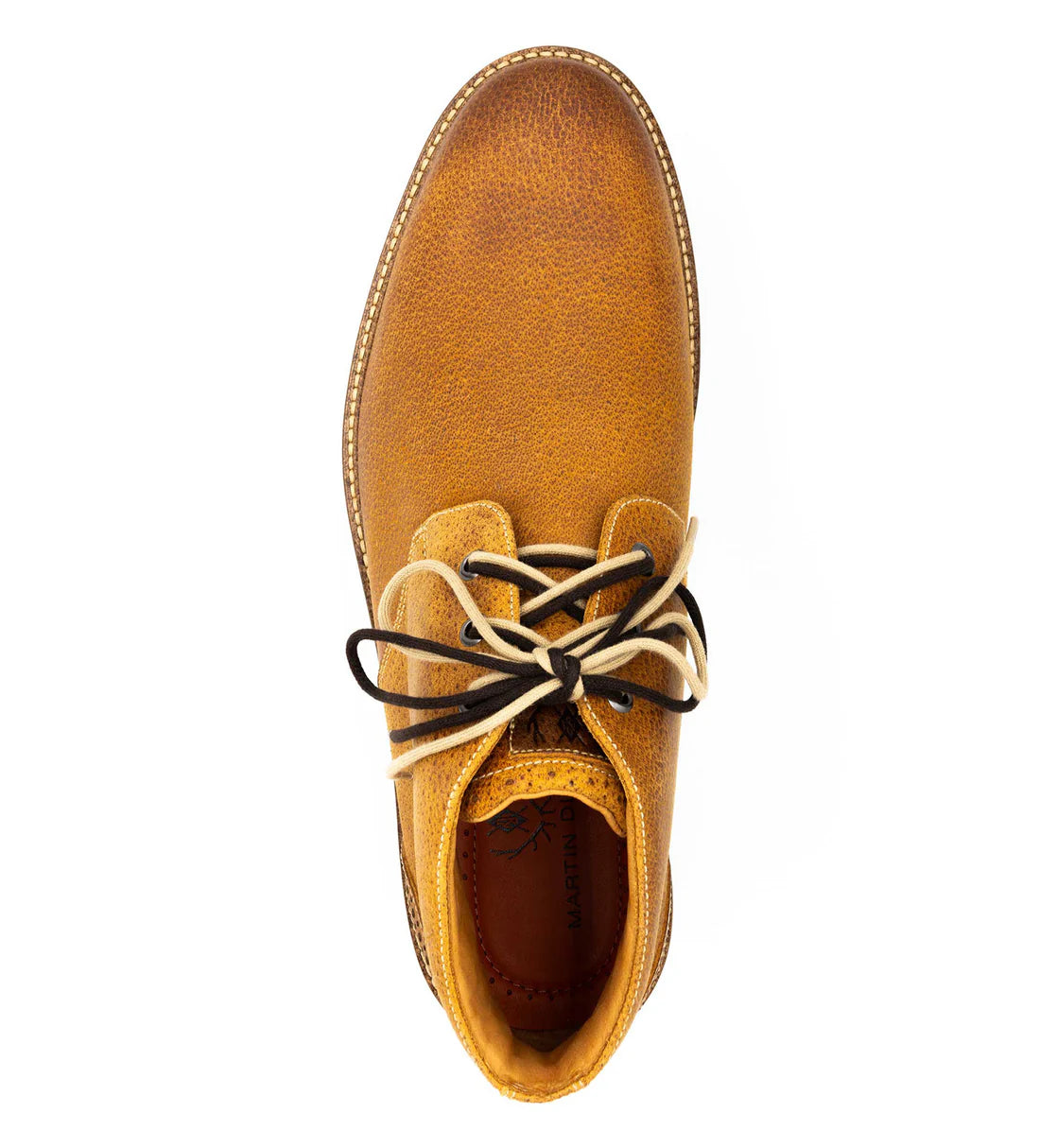 Martin Dingman Men's Saddle Chukka Boot - Premium Leather Casual & Dress Shoes for Work, Office & Outdoor Wear