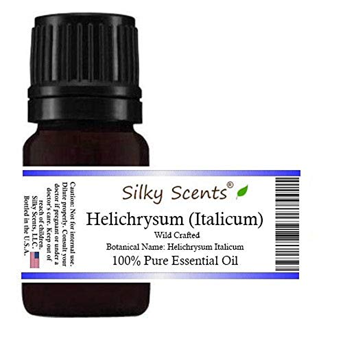 100% Pure Helichrysum Italicum Essential Oil (Immortelle) - Wild Crafted, 15ml - Natural Aromatherapy for Skin Care, Stress Relief & Relaxation