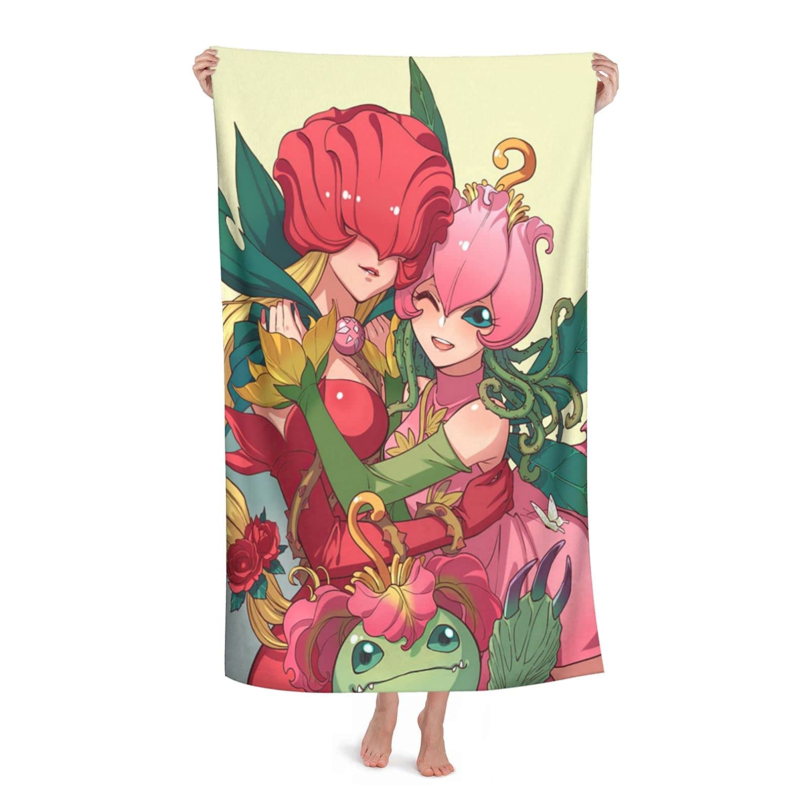 Digimon Adventure Microfiber Beach Towel - Sand Resistant, Superfine Fiber, Cute Design for Hawaii, SPA, Gym, Fitness (32x52 Inches) - Perfect for Swimming, Surfing, Camping & Honeymoon