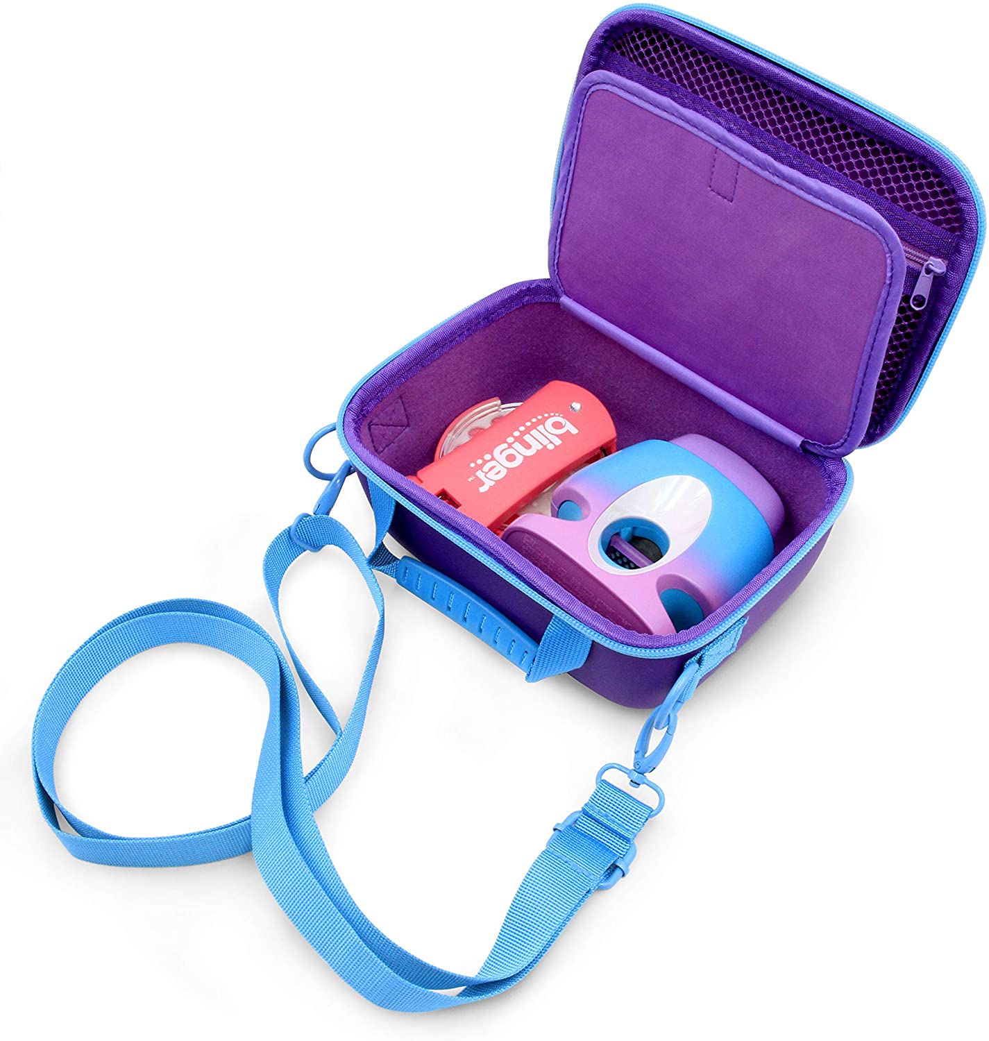 CASEMATIX Travel Storage Case for Cool Maker GO GLAM Nail Stamper Studio - Fits Blinger Deluxe Set, Styling Tools & Gem Refills - Perfect for Travel, Birthday Gifts & Salon Organization