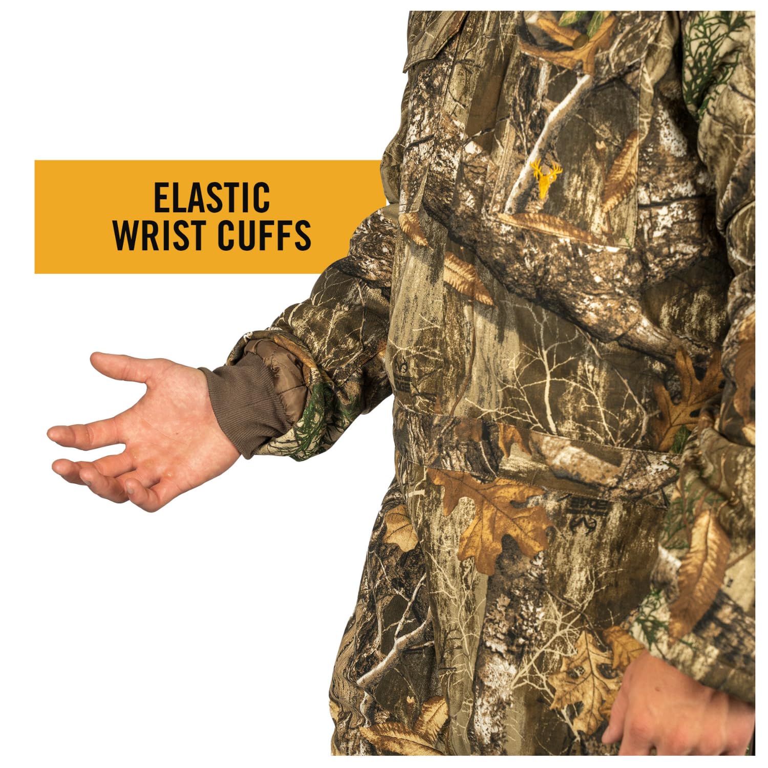 Men's Insulated Camo Hunting Coveralls - Waterproof Cold Weather One-Piece Jumpsuit for Outdoor Hunting & Winter Work | Perfect for Deer Hunting, Ice Fishing & Snow Removal