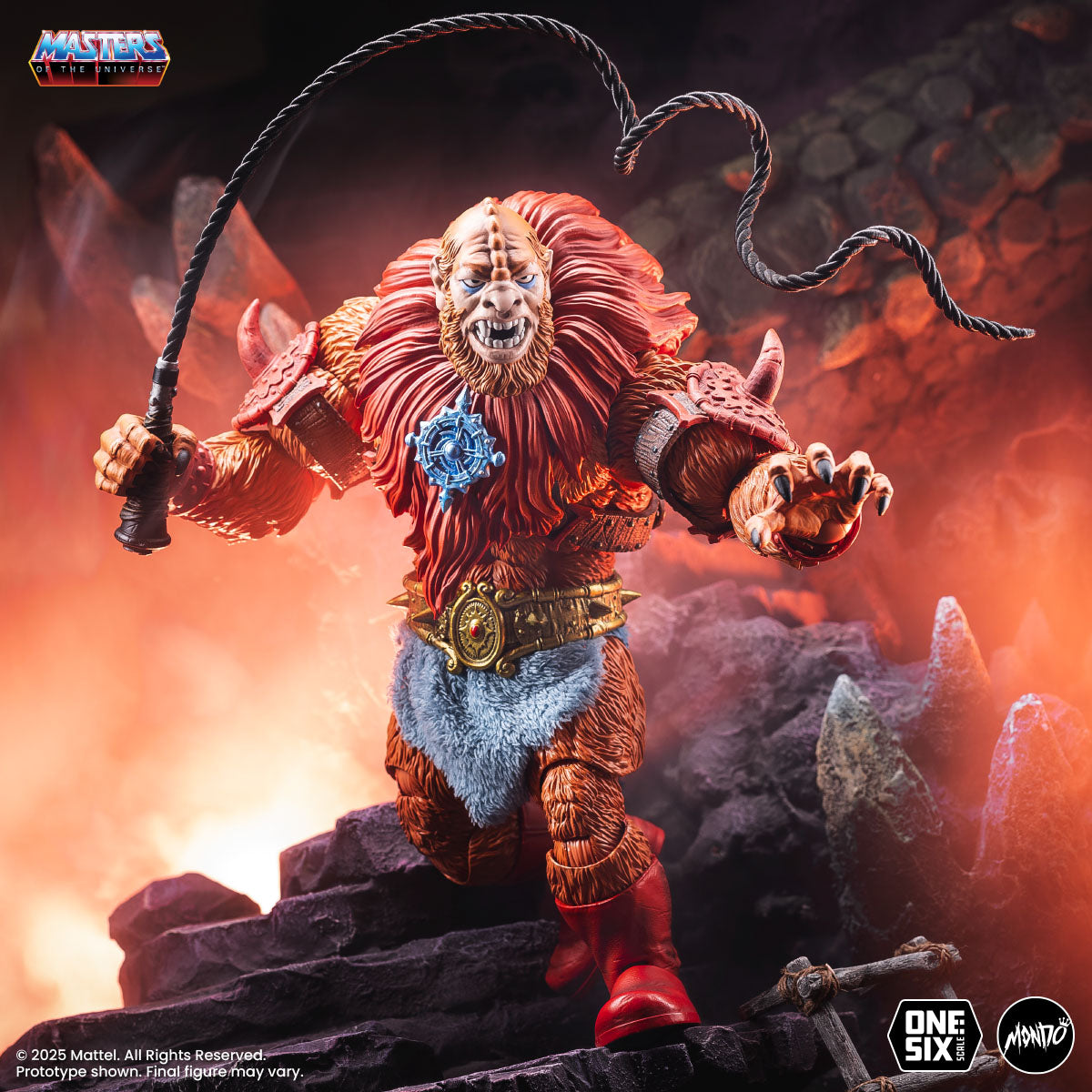 Masters of the Universe Beast Man 1/6 Scale Action Figure - Classic Variant Collectible Toy for Display & Play | Perfect for Fans, Collectors, and Home Decor