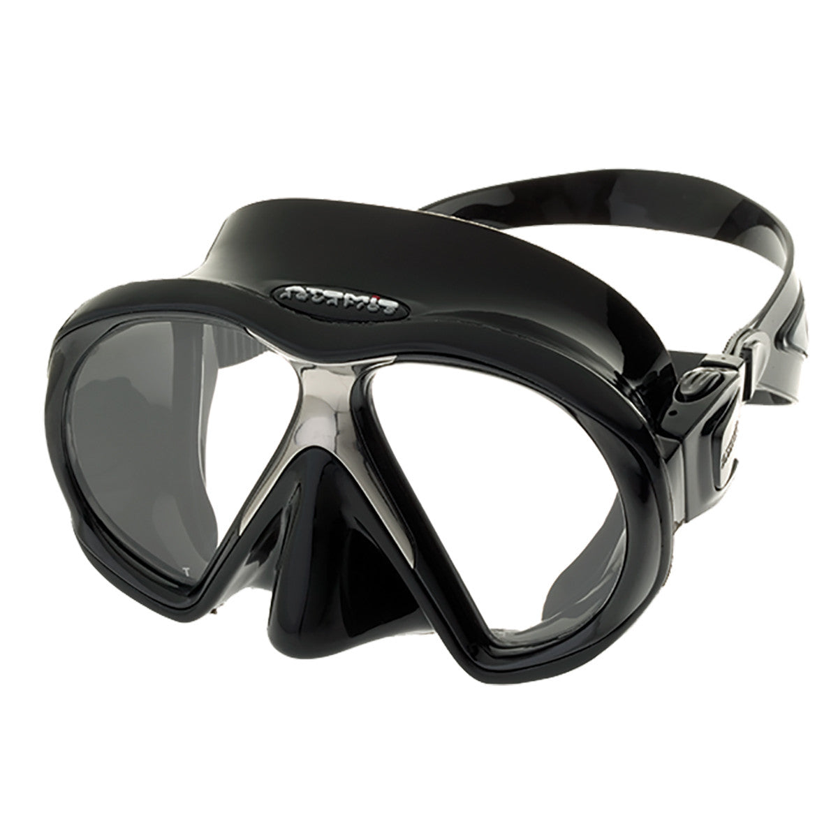 Atomic Aquatics SubFrame Medium Fit Black Scuba Diving Mask for Comfortable Underwater Exploration