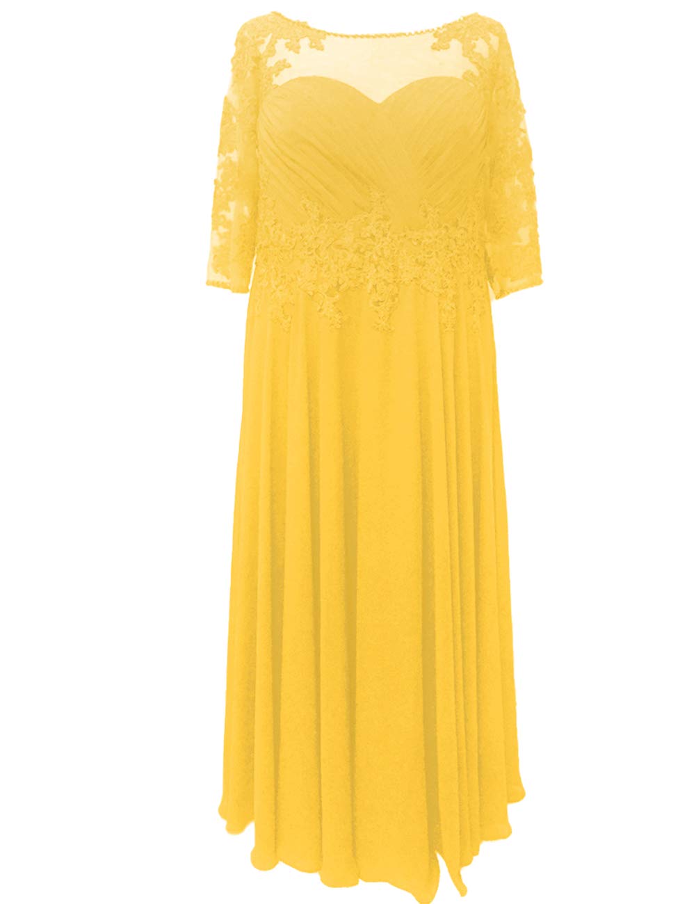 Elegant Plus Size Mother of the Bride Dresses with Sleeves - Formal Evening Gown for Wedding Guest - Perfect for Weddings, Galas & Special Occasions