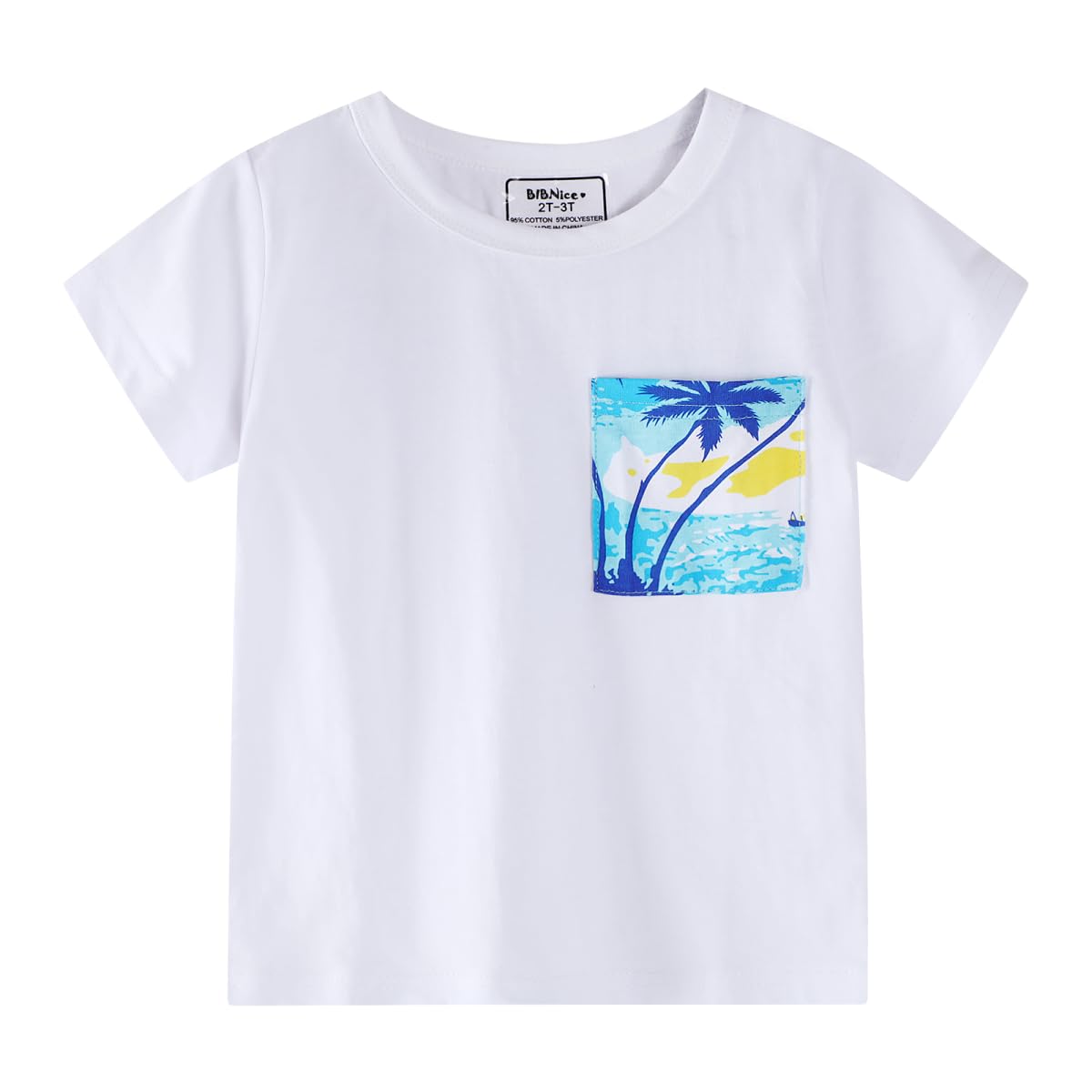 Boys' Summer Cotton Outfit Sets - Short Sleeve Shirt & Shorts for Toddlers (Size 2-7) | Comfortable Playwear for Outdoor Activities & Beach Vacations