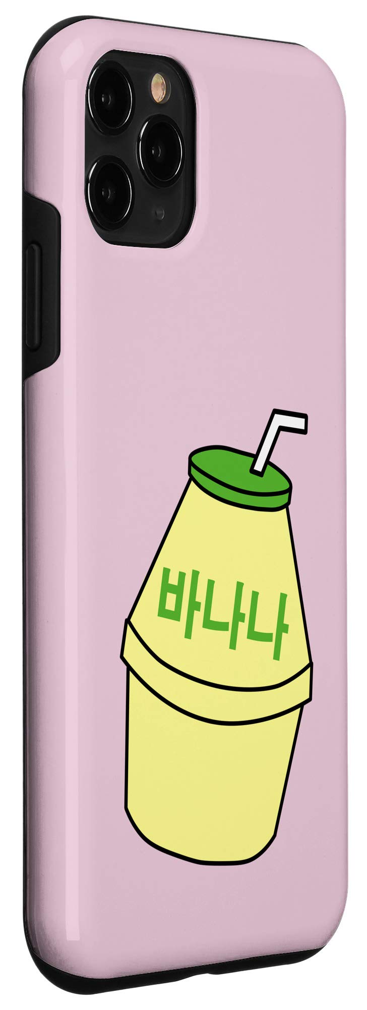 Cute Pink Banana Milk iPhone 11 Pro Case - Korean Kpop & KDrama Inspired Kawaii Design - Perfect for Kpop Fans, Anime Lovers & Cute Aesthetic Accessories