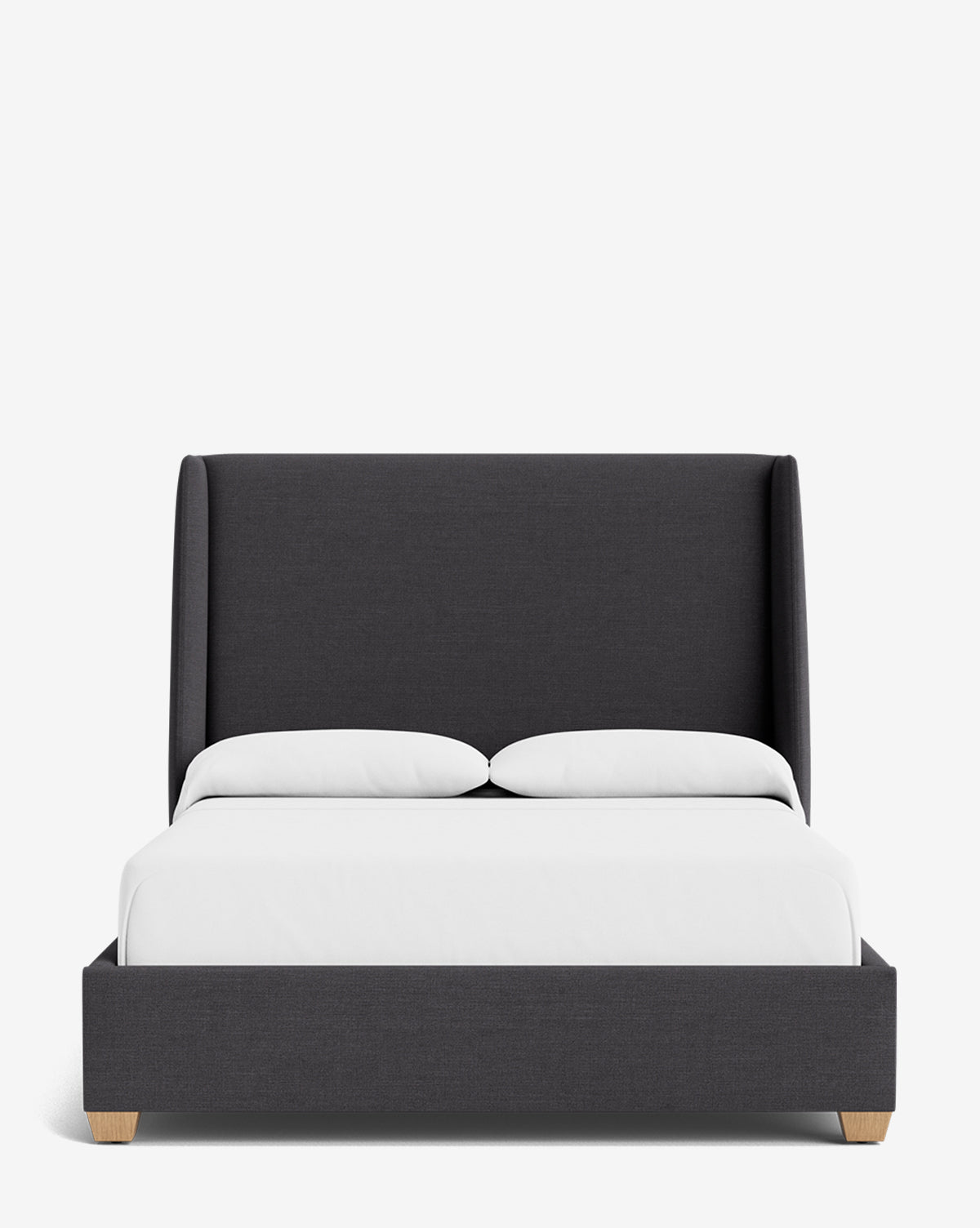 Walt Bed Tall Headboard - Queen Size Upholstered Bed Frame with Adjustable Height - Perfect for Modern Bedroom Decor & Small Spaces