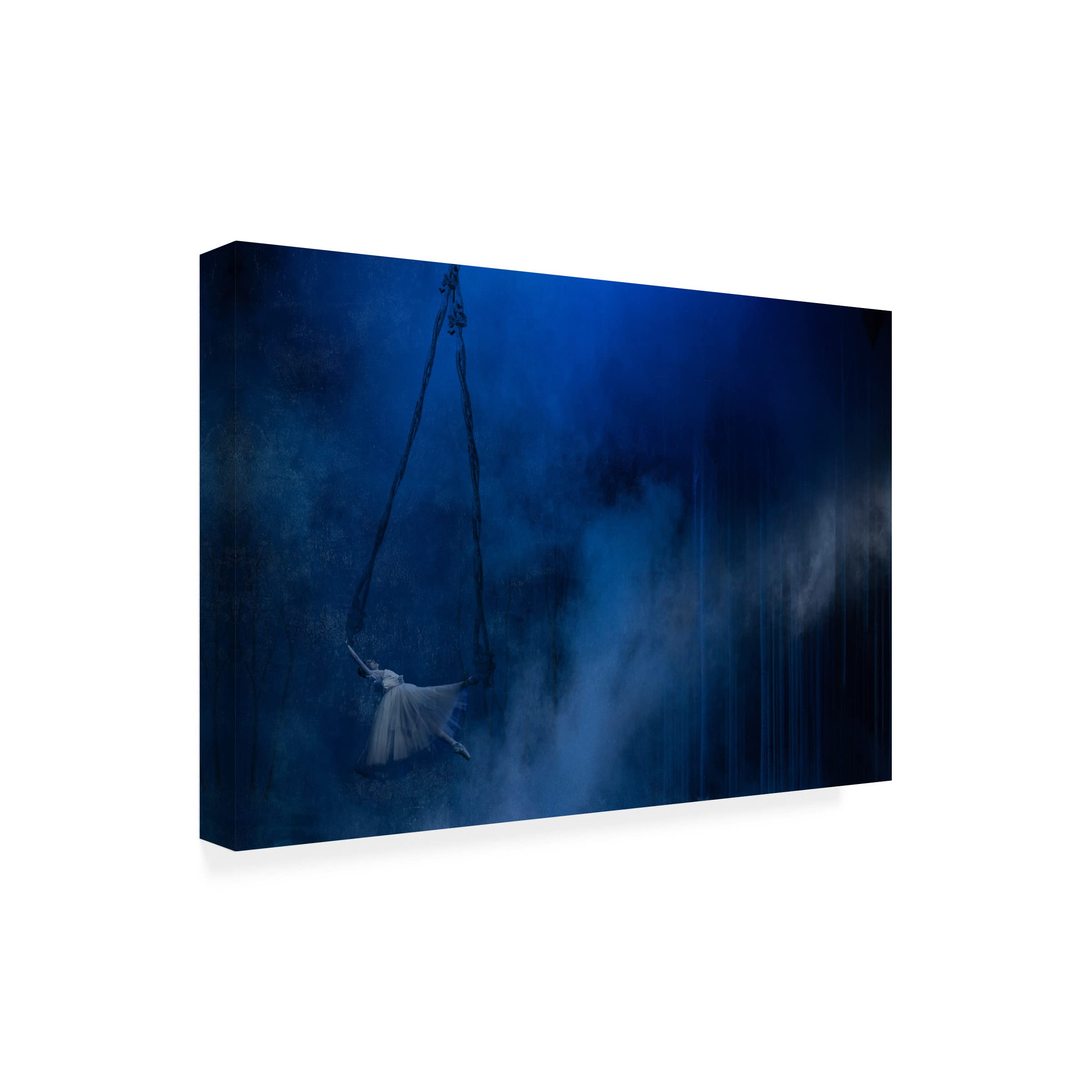 Trademark Fine Art 'Pendulum' Canvas Wall Art by Peet Van Den - Modern Abstract Painting for Living Room, Bedroom & Office Decor