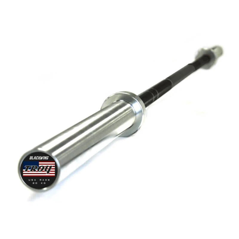 Troy Barbell AOB 1500T Olympic Black Wing Bar - Professional Weightlifting Bar for CrossFit, Powerlifting & Home Gym Training