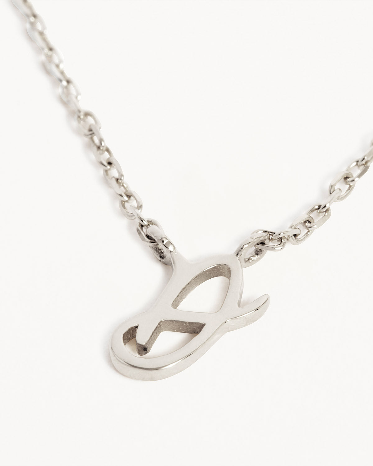 Sterling Silver Love Letter Necklace for Women - Personalized Engraved Pendant Gift for Her - Romantic Jewelry for Anniversary, Valentine's Day & Special Occasions