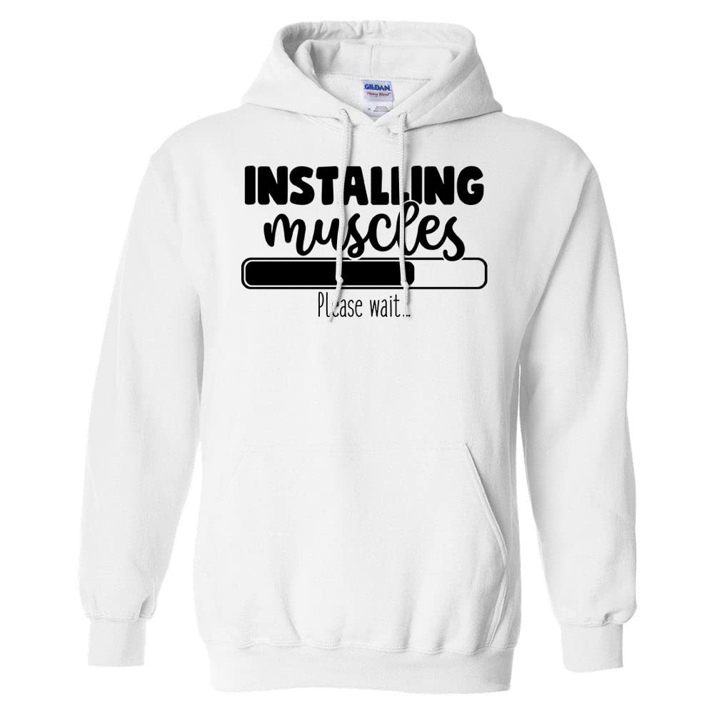 Unisex Gym Hoodie Sweatshirt for Workout - Comfortable Muscle Fit for Men & Women | Perfect for Weightlifting, Gym Training & Casual Wear