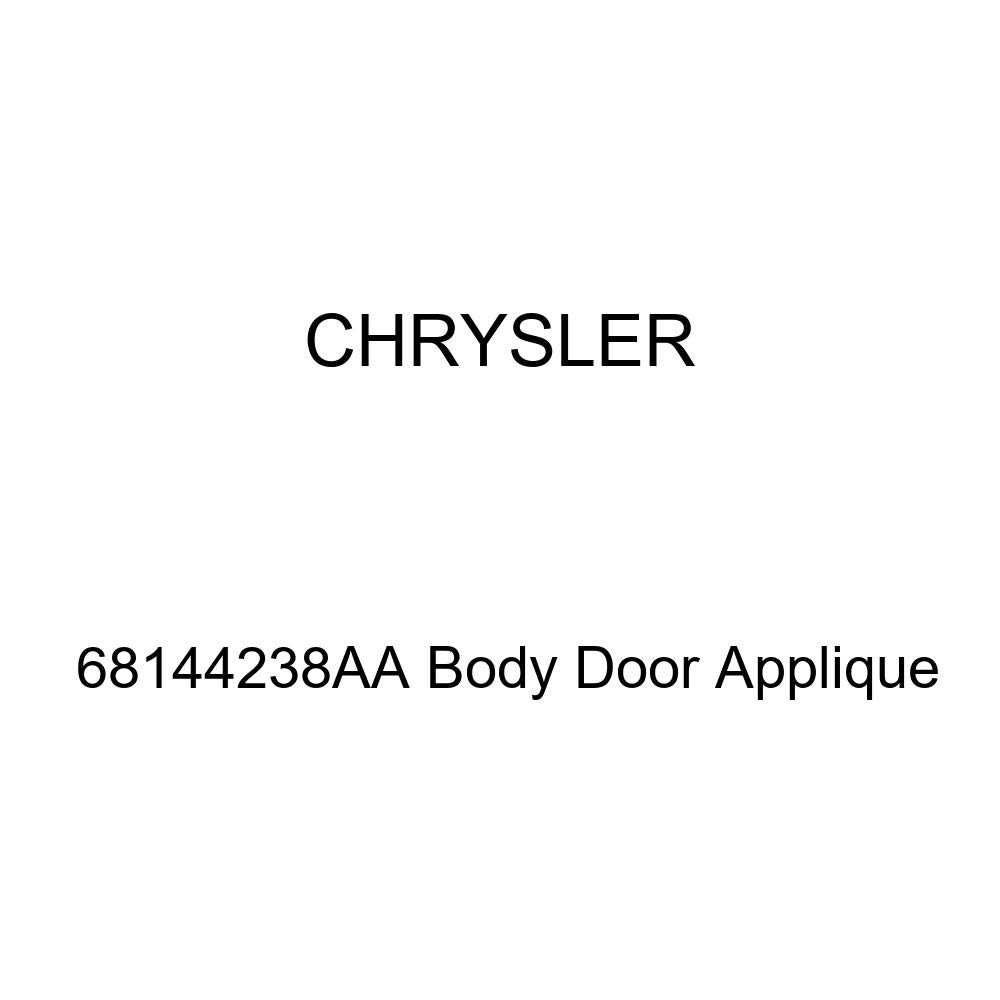 Genuine Chrysler 68144238AA Body Door Applique - Replacement Trim for Chrysler Vehicles | Perfect for Repair & Customization
