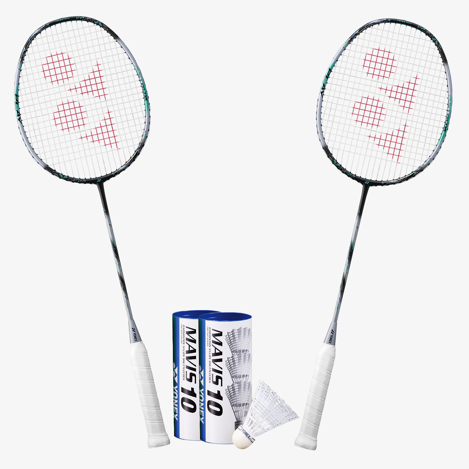 Yonex Astrox 88 Play Badminton Racket Set with Shuttlecocks - Black/Silver | Professional Badminton Equipment for Indoor & Outdoor Games