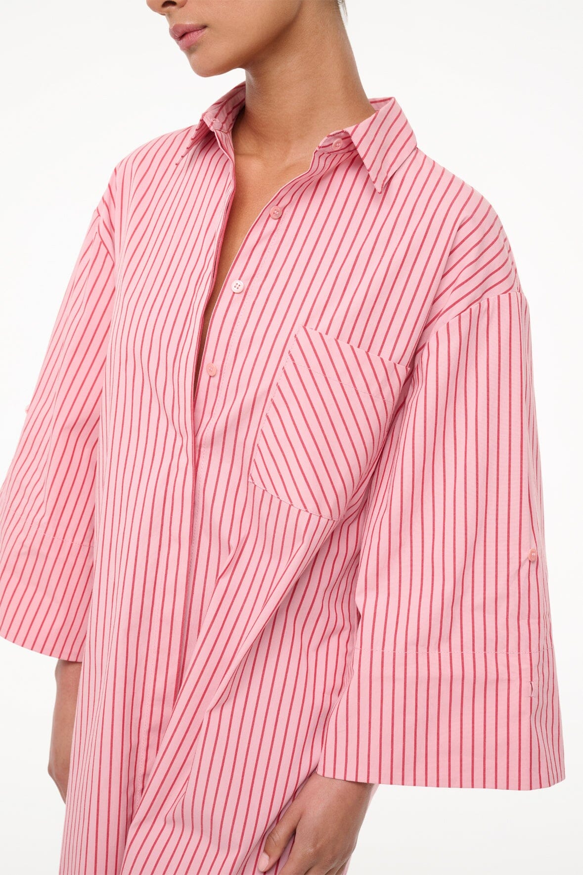 NICO DRESS | MONTAUK STRIPE Women's Summer Beach Dress - Flowy Striped Maxi Dress for Vacation, Pool Party & Casual Outings