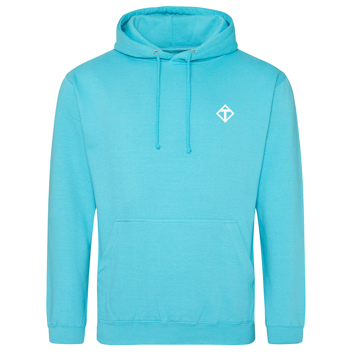 Turquoise Diamond Hoodie for Women - Stylish & Comfortable Pullover Sweatshirt - Perfect for Casual Wear, Gym, and Outdoor Activities