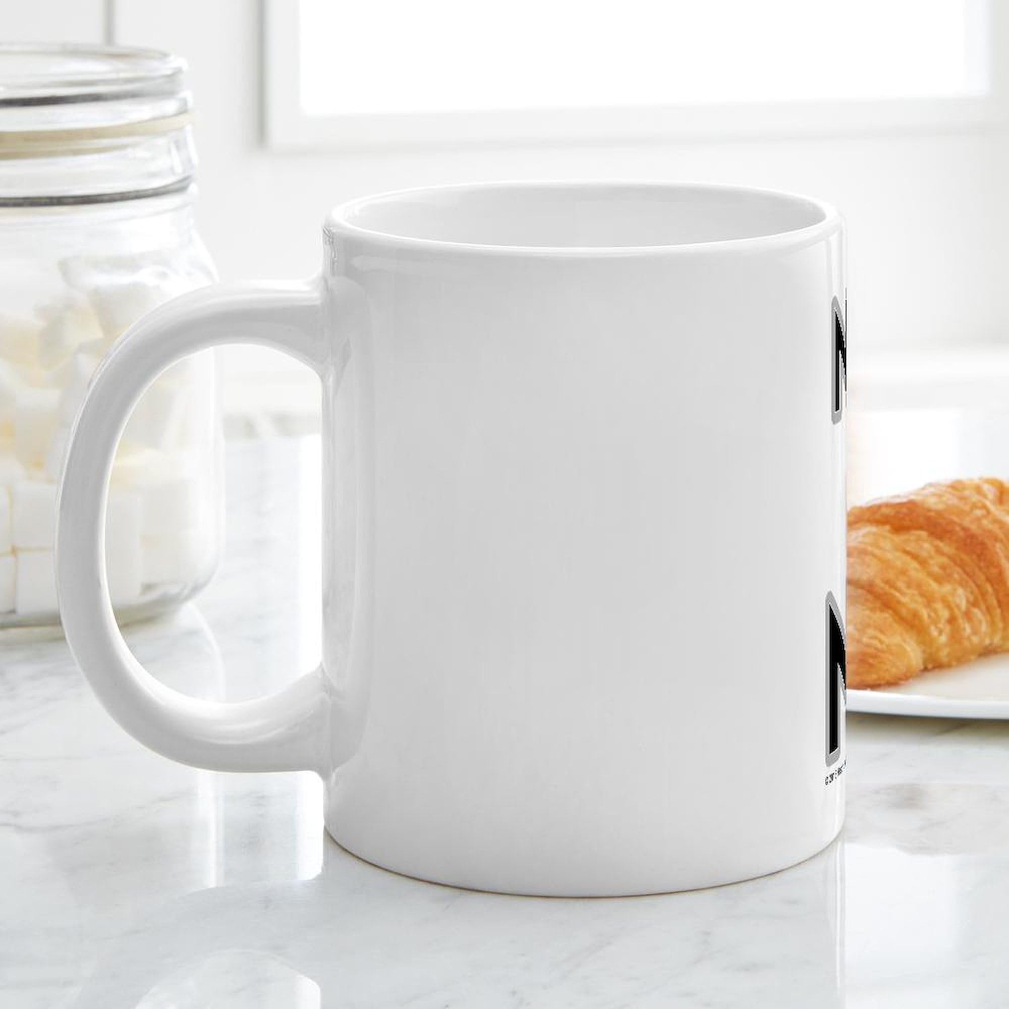 Monopoly NO WAY 20 oz Ceramic Coffee Mega Mug - Large Insulated Coffee Cup for Home, Office & Gifts - Funny Board Game Themed Drinkware