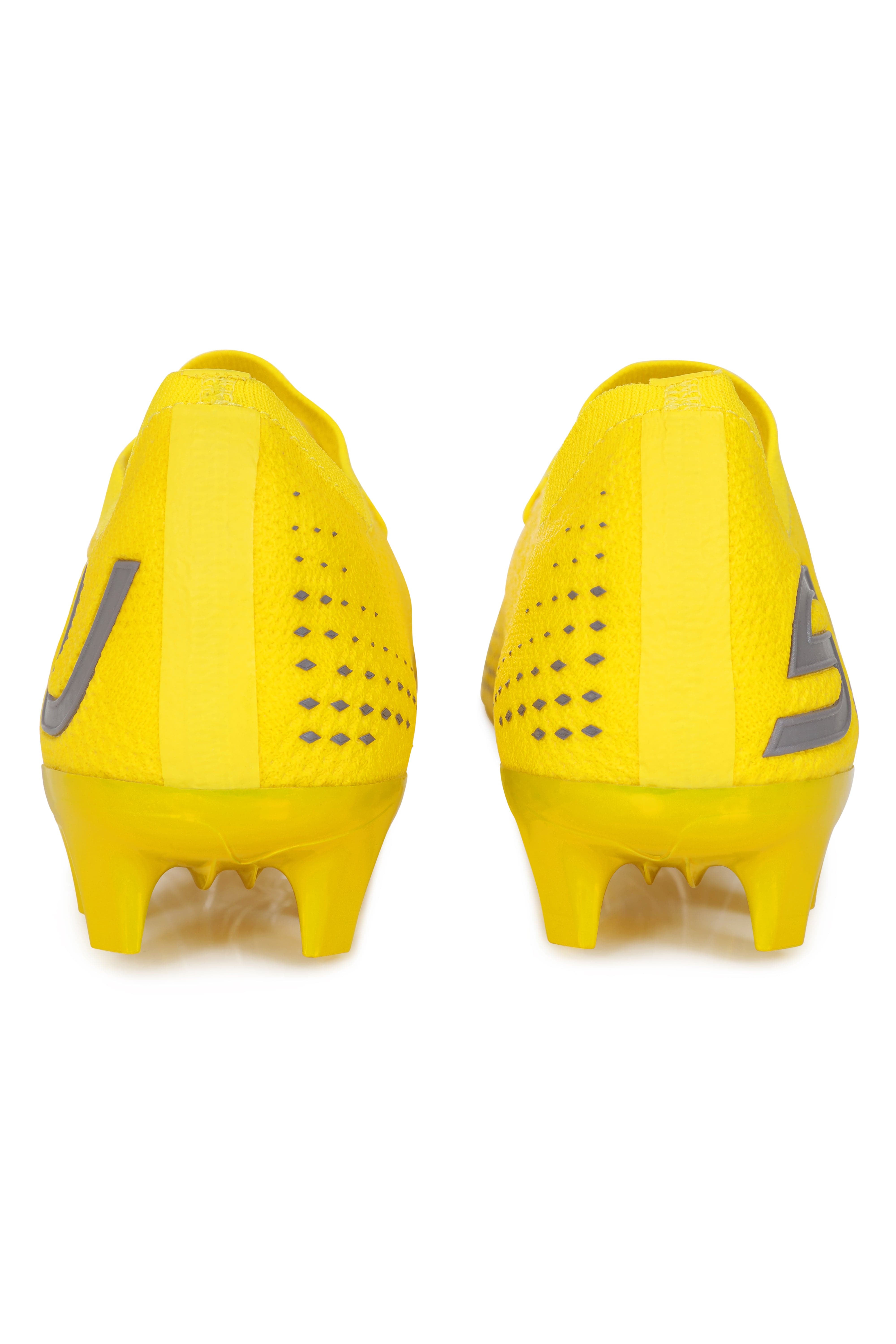 **SFS FG 01+ Pro Football Boots for Men - Lightweight Soccer Cleats with Enhanced Traction - Vibrant Yellow Color - Perfect for Turf, Grass & Indoor Matches**