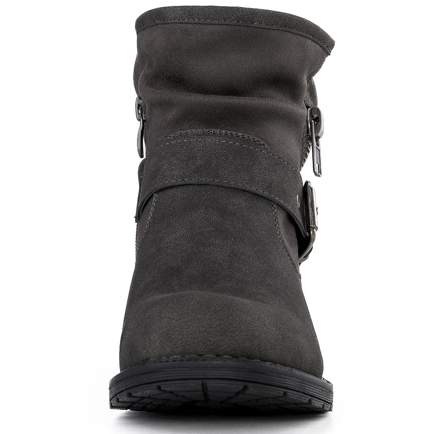 GLOBALWIN Women's Ankle Boots - Low Heel Booties for Women | Comfortable & Stylish for Work, Casual Outfits, and Fall/Winter Fashion