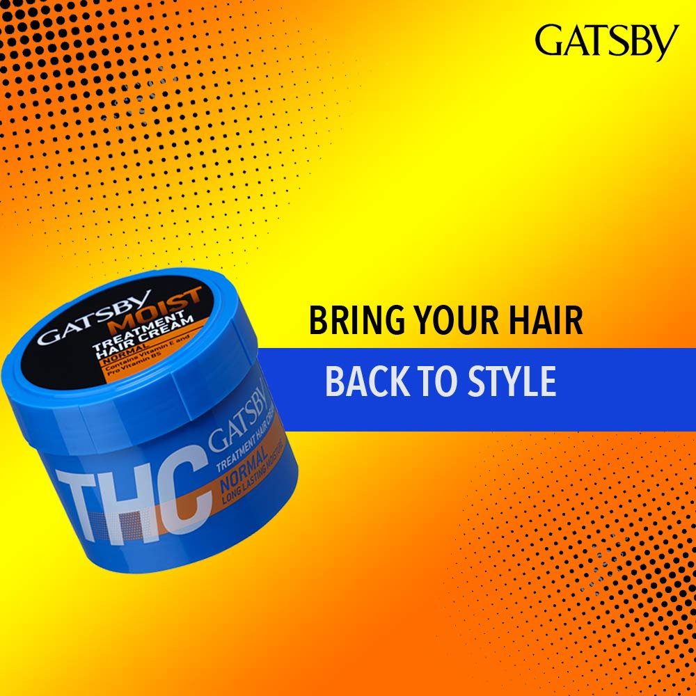 Gatsby Hair Treatment Cream for Normal Hair - 250g | Styling Wax for Men & Women - Perfect for Everyday Use & Special Occasions