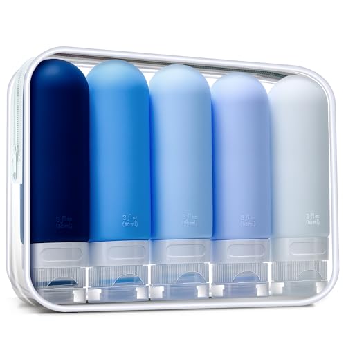 5 pcs / Navy Travel Case