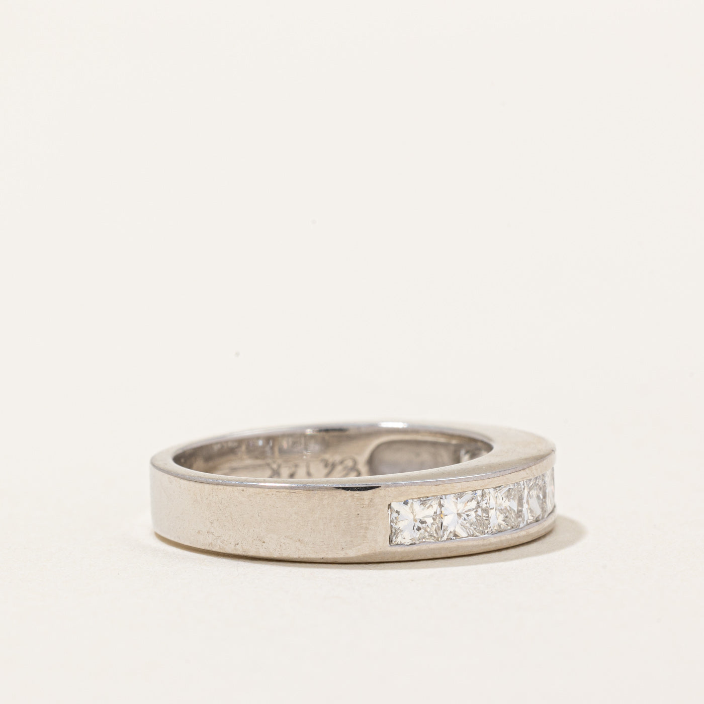 Princess Cut Diamond Semi Eternity Band Ring - 0.93ctw Size 6 | Perfect for Anniversary Gifts, Engagement Rings & Wedding Bands | Elegant Jewelry for Women
