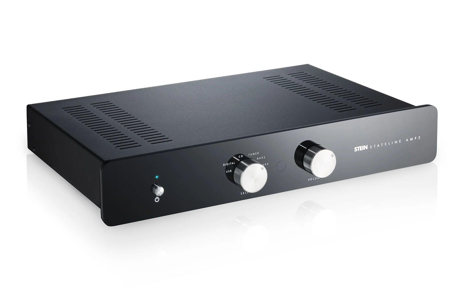 Stein Music Stateline Amp 2 - High-End Stereo Power Amplifier for Audiophiles | Perfect for Home Theater & Hi-Fi Audio Systems