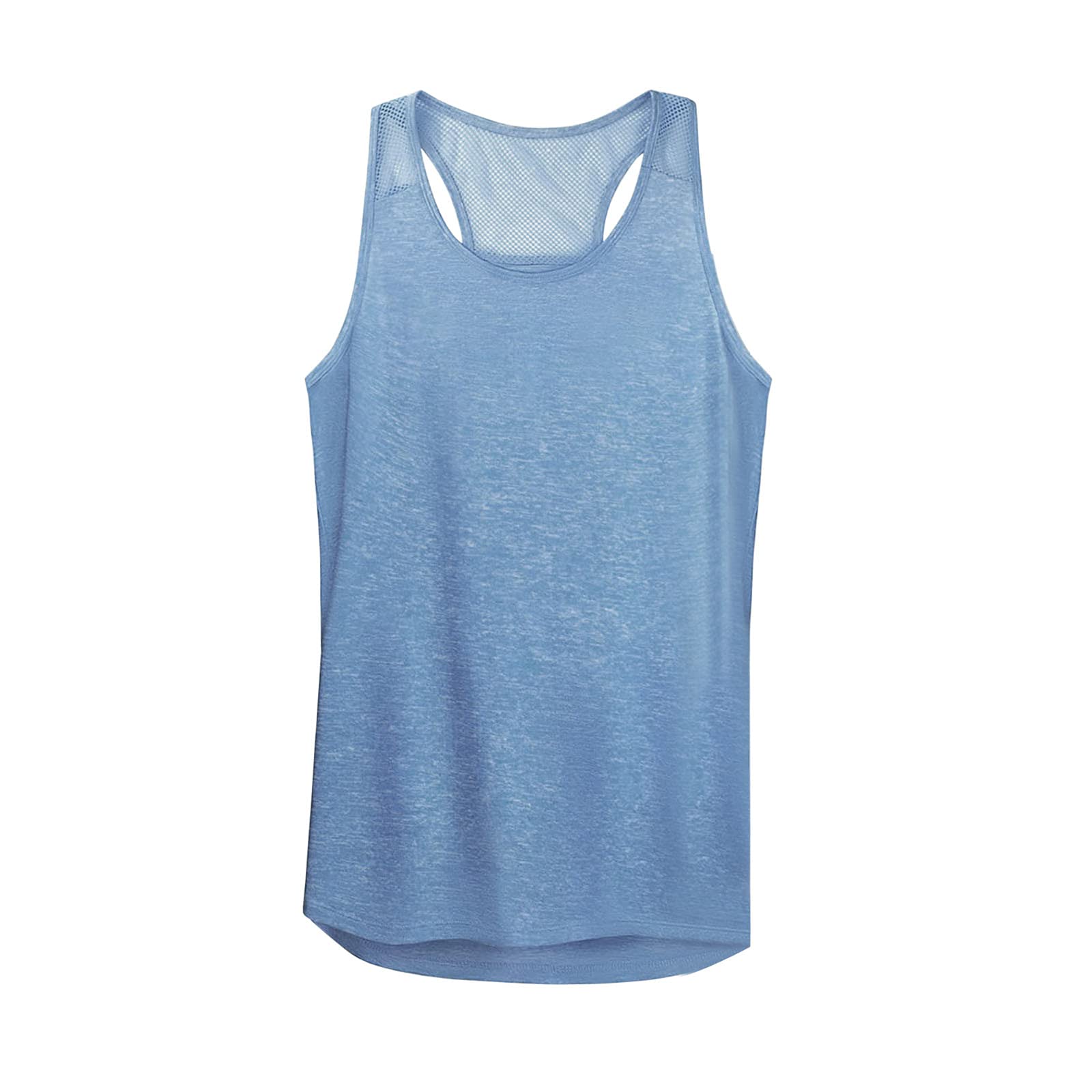 Breathable Mesh Yoga Tops for Women - Racerback Workout Shirts & Running Tank Tops | Moisture-Wicking Compression Crop Top for Gym, Pilates & Outdoor Activities