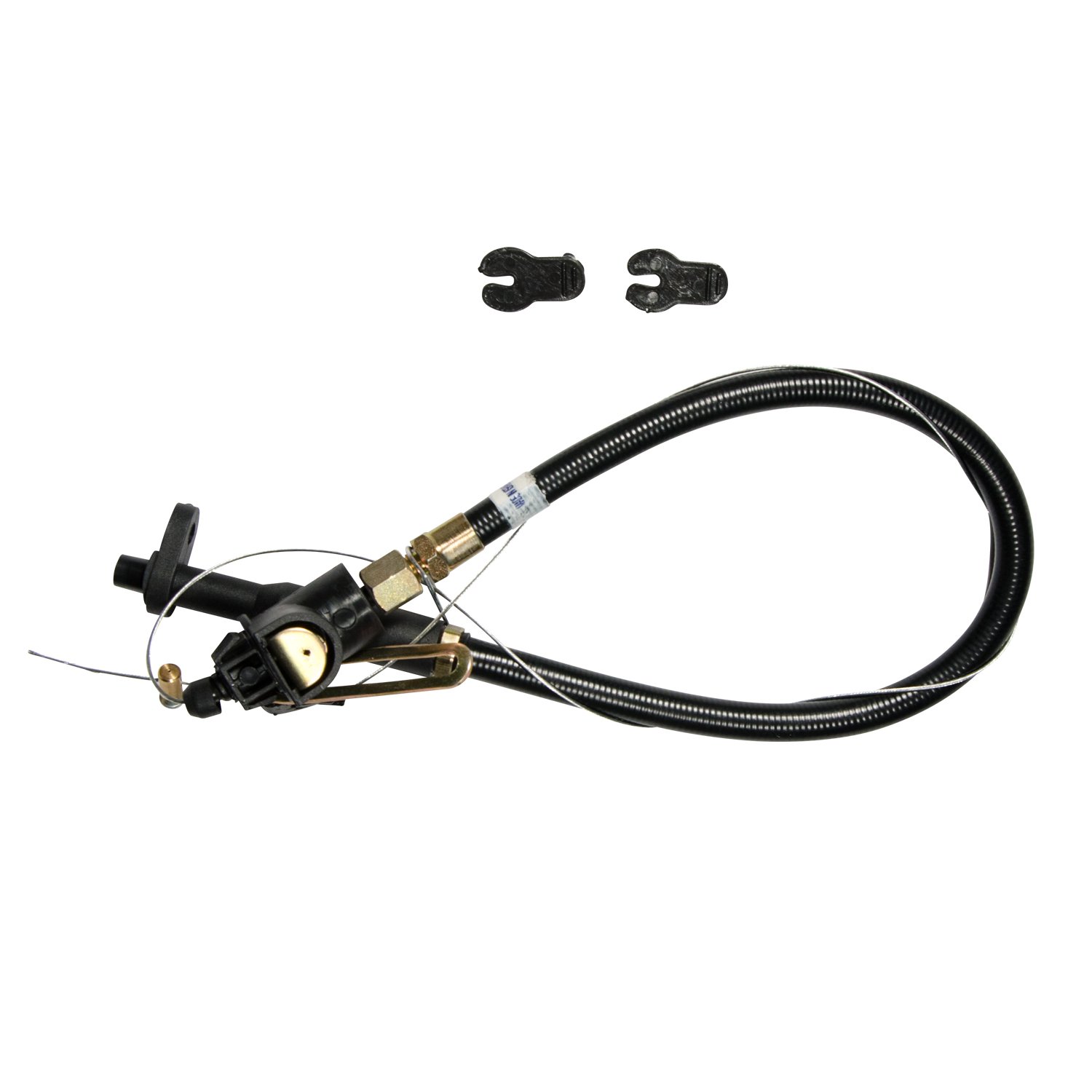 B&M 30287 Throttle Valve & Kickdown Cable - Silver & Black - Compatible with GM, Ford & Mopar Vehicles - Perfect for Performance Upgrades & Transmission Repairs