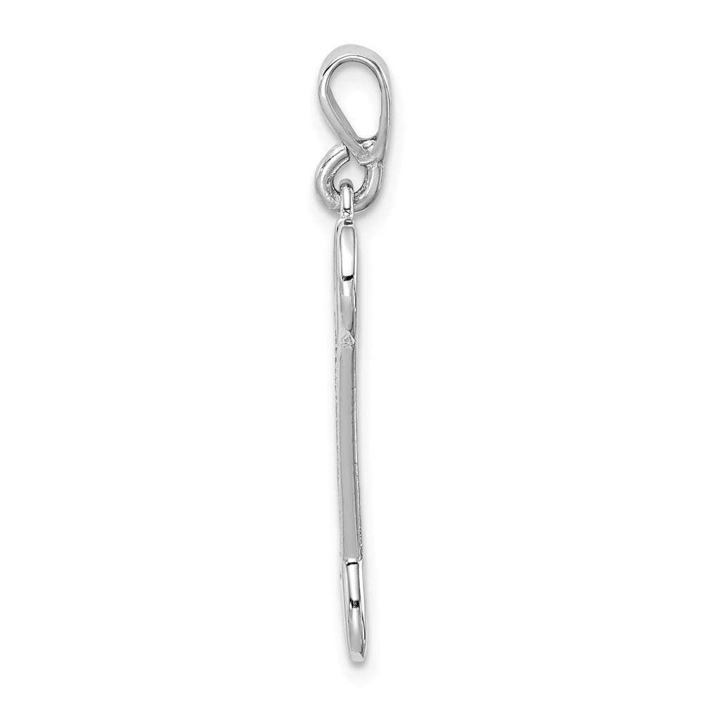14K White Gold Wrench Pendant Necklace for Men - Durable & Elegant Jewelry Gift for Mechanics, Engineers & DIY Enthusiasts | Perfect for Work, Gifts & Special Occasions