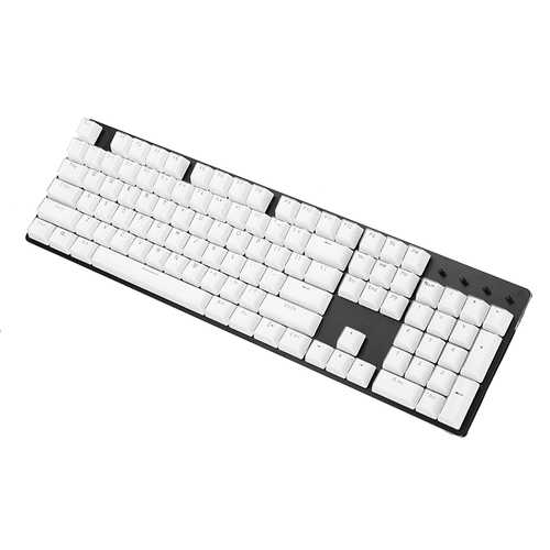 ELEMENT 104-Key Ice Crystal Keycaps - Translucent RGB Backlit Keycaps for Mechanical Gaming Keyboards - Perfect for Gaming, Typing & Custom Keyboard Builds