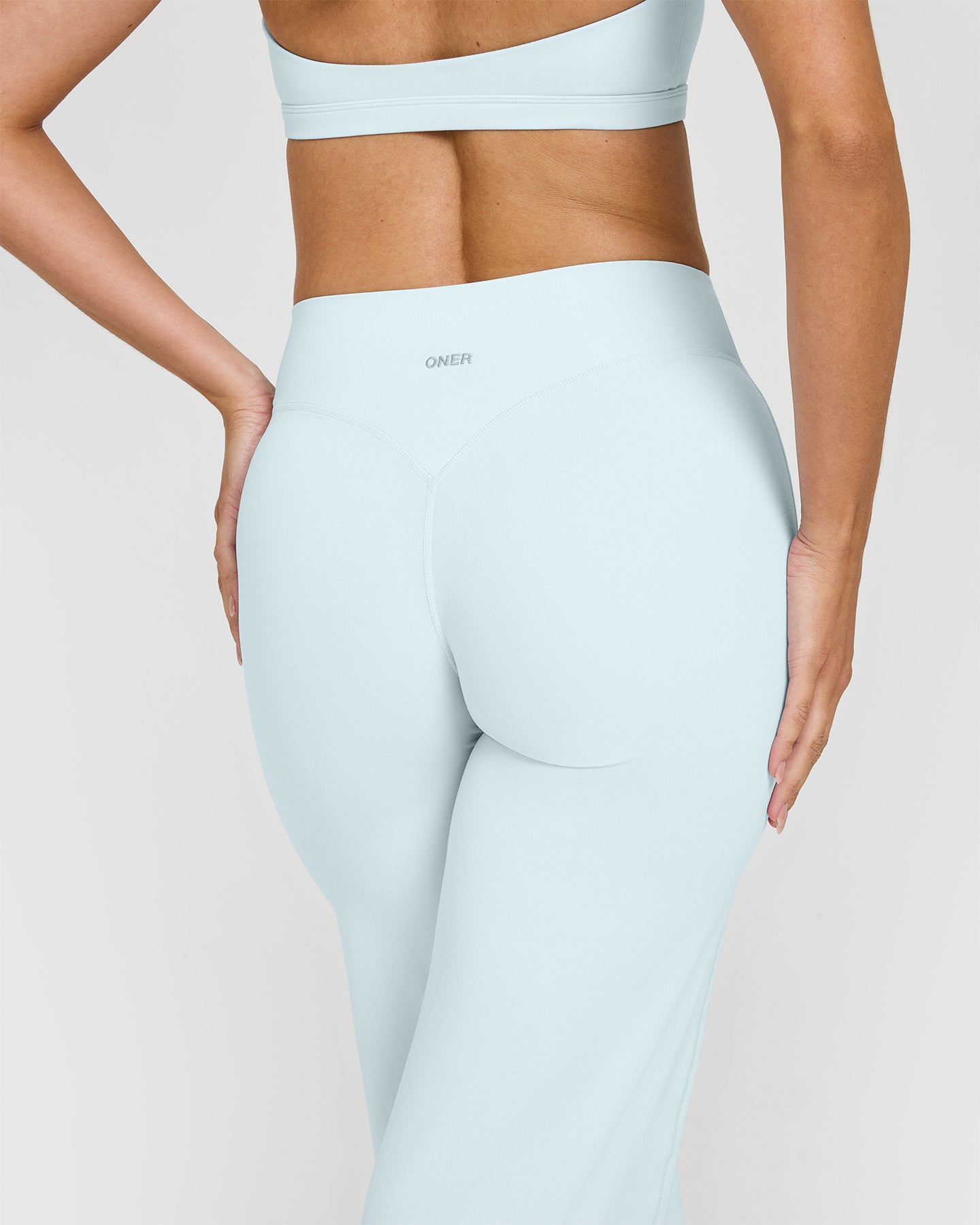 SoftMotion™ Straight Leg Yoga Pants for Women - Comfortable High Waisted Lounge Pants in Cloud Blue | Perfect for Yoga, Workouts & Relaxing at Home