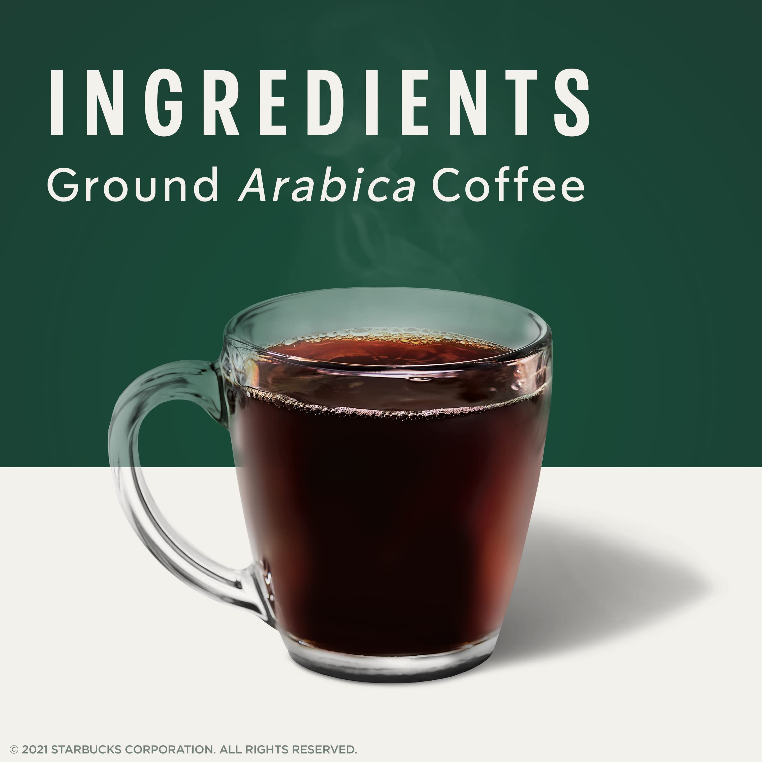 Starbucks Dark Roast Caffè Verona Ground Coffee - 100% Arabica, 6 Pack (18 oz Each) - Perfect for Home Brewing, Office Use & Gifts