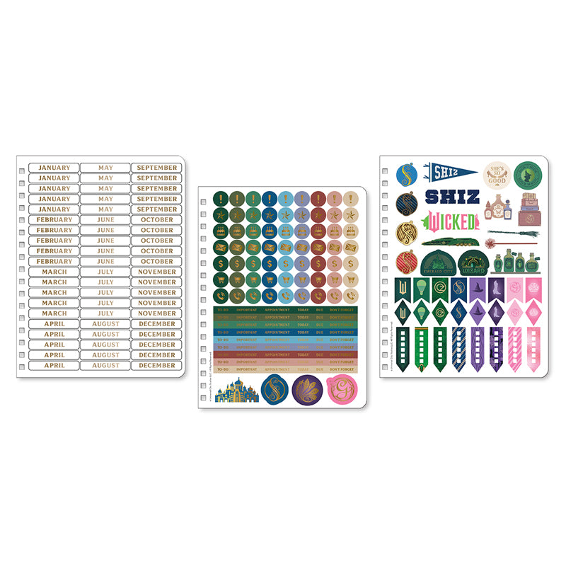 Wicked: Shiz University 12-Month Undated Academic Planner - Perfect for College Students, Teachers & Organization Enthusiasts